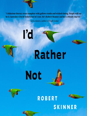 cover image of I'd Rather Not